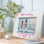 Personalised 18th 21st 30th Birthday Gift For Sister Friend Mum