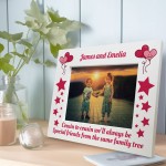Personalised Cousins Photo Frame Wood Cousin Birthday Gifts