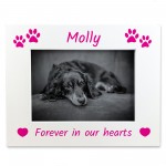 Personalised Dog Memorial Photo Frame Gift Pet Loss Keepsake