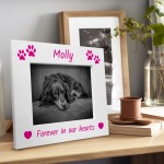 Personalised Dog Memorial Photo Frame Gift Pet Loss Keepsake