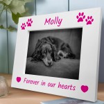 Personalised Dog Memorial Photo Frame Gift Pet Loss Keepsake