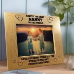 Best Nanny In The World Nanny Gift Photo Frame Grandparent Gifts