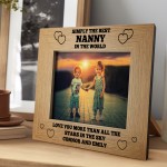 Best Nanny In The World Nanny Gift Photo Frame Grandparent Gifts
