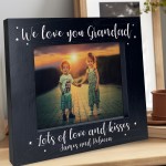 Grandad Photo Frame Personalised Grandad Gift From Grandchild