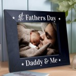 1st Fathers Day Gift For Daddy From Daughter Son Wooden Frame