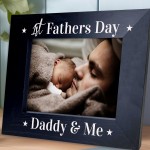 1st Fathers Day Gift For Daddy From Daughter Son Wooden Frame