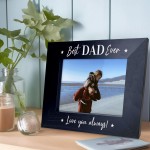Novelty Fathers Day Birthday Gift For Dad Photo Frame Wood