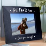 Novelty Fathers Day Birthday Gift For Dad Photo Frame Wood