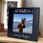Novelty Fathers Day Birthday Gift For Dad Photo Frame Wood