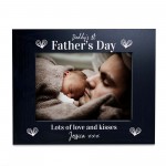 Daddys 1st Fathers Day Photo Frame Personalised Fathers Day Gift