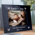 Daddys 1st Fathers Day Photo Frame Personalised Fathers Day Gift