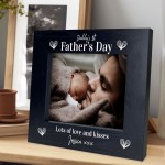 Daddys 1st Fathers Day Photo Frame Personalised Fathers Day Gift