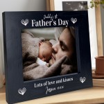 Daddys 1st Fathers Day Photo Frame Personalised Fathers Day Gift