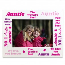 Novelty Auntie Gifts For Birthday Wooden Photo Frame Auntie Gift