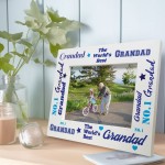 Novelty Grandad Gifts For Fathers Day Birthday Wood Photo Frame 