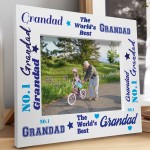 Novelty Grandad Gifts For Fathers Day Birthday Wood Photo Frame 