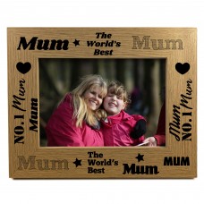 Mum Gifts Mum Wooden Photo Frame Birthday Christmas Gifts
