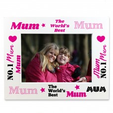 Novelty Mum Gifts For Birthday Wooden Photo Frame Mum Photo