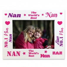Novelty Nan Gift For Birthday Wooden Photo Frame Nan Photo Frame