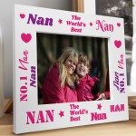 Novelty Nan Gift For Birthday Wooden Photo Frame Nan Photo Frame