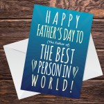 Funny Dad Gifts From Daughter Son Fathers Day Card Joke Humour