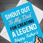 Fathers Day Gifts Funny Fathers Day Card BEST DAD EVER Gift