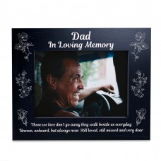 Dad Memorial Remembrance Photo Frame Fathers Day Memorial Gift