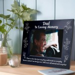 Dad Memorial Remembrance Photo Frame Fathers Day Memorial Gift