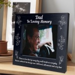 Dad Memorial Remembrance Photo Frame Fathers Day Memorial Gift