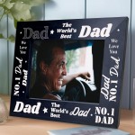 Fathers Day Birthday Gift For Dad Daddy Wooden Photo Frame