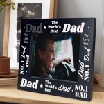 Fathers Day Birthday Gift For Dad Daddy Wooden Photo Frame