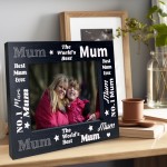 Mum Photo Frame Birthday Chistmas Gift Wooden Frame Mum Gifts