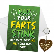 Funny Fathers Day Bundle Fathers Day Birhday Card For Dad Wood