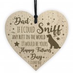 Funny Rude Fathers Day Card From Dog Dad Gift From Dog Heart