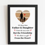 Father And Daughter Framed Print Dad Gifts From Daughter 