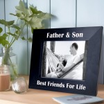 Father And Son Photo Frame Best Friend Gift For Dad Christmas