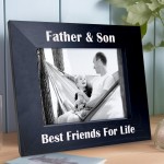 Father And Son Photo Frame Best Friend Gift For Dad Christmas