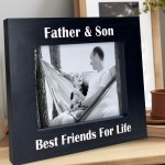 Father And Son Photo Frame Best Friend Gift For Dad Christmas