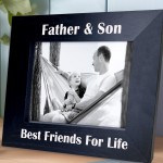 Father And Son Photo Frame Best Friend Gift For Dad Christmas