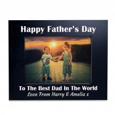 Personalised Best Dad Photo Frame Fathers Day Gift For Dad