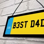 Best Dad Gift Number Plate Sign Dad Gift For Birthday Christmas