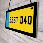 Best Dad Gift Number Plate Sign Dad Gift For Birthday Christmas