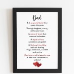 Special Gift For Dad Framed Print Thank You Gift For Dad