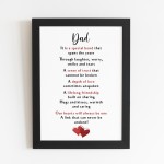 Special Gift For Dad Framed Print Thank You Gift For Dad