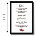 Special Gift For Dad Framed Print Thank You Gift For Dad