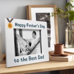Fathers Day Gift For The Best Dad Photo Frame Wood Dad Gifts