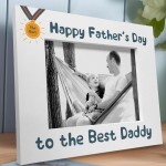 Fathers Day Gift For The Best Daddy Photo Frame Wood Daddy Gifts