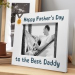 Fathers Day Gift For The Best Daddy Photo Frame Wood Daddy Gifts