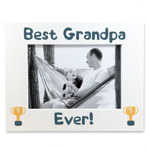 Grandpa Gifts For Birthday Fathers Day Grandpa Photo Frame Wood