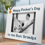 Fathers Day Gift For Grandpa Photo Frame Wooden Novelty Grandpa 